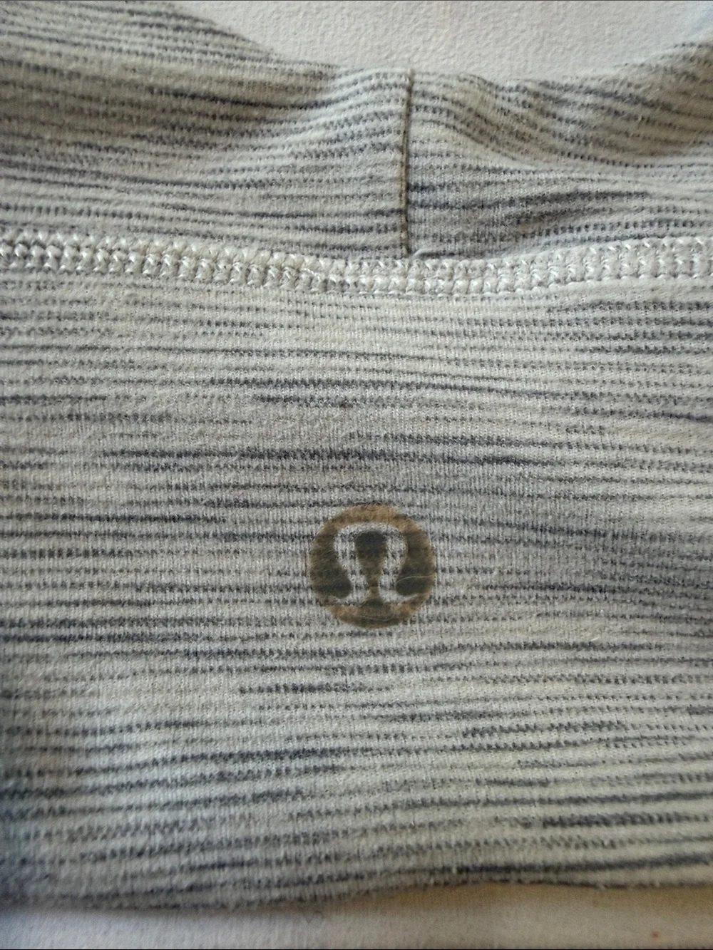 Lululemon Align Reversible White and Grey Sports Bra Light Support Size 6 Yoga